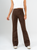 Ref: 0610429 Pantalón flare stretch, tipo legging, tiro alto, tono cafe, tacto suave