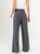Ref: 069948 Pantalón palazzo, prenses, tono gris, tejido plano liviano, tiro alto
