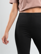Ref: 0610371 Pantalón flare stretch, tipo legging, tiro alto, tono negro