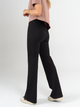 Ref: 0610371 Pantalón flare stretch, tipo legging, tiro alto, tono negro
