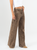Ref: 065586 Jean wide leg, tiro alto, con cortes, rígido, tono café