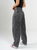 Ref: 065625 Jean barrel, rígido, tiro alto,  diseño cinco bolsillos, tono gris medio