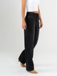 Ref: 065669 Jean straight leg, rígido, tiro alto, tono gris oscuro