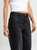 Ref: 065674 Jean mom flare, rígido, tiro alto, tono gris oscuro
