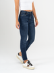 Ref: 065699  Jean Skinny stretch, tiro alto, tono azul medio