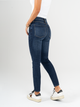 Ref: 065699  Jean Skinny stretch, tiro alto, tono azul medio