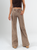 Ref: 065809 Pantalón flare stretch, bota ancha, tiro alto, tono café, silueta ajustada