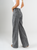 Ref: 065812 Pantalón wide leg, tiro medio, stretch, tono gris