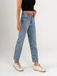 Ref: 065854 Jean Mom fit, rígido, tiro alto, tono azul medio claro