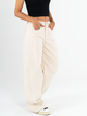 Ref: 065897 Jean wide leg, rígido, denim velvet, acabado terciopelo, tiro alto, tono natural