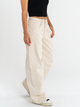 Ref: 065897 Jean wide leg, rígido, denim velvet, acabado terciopelo, tiro alto, tono natural