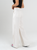 Ref: 069935  Pantalón mom flare palazzo, sin prense, tono natural, tejido plano liviano tipo lino, tiro alto