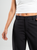 Ref: 069578 Pantalón straight leg, stretch, tono negro, tiro alto