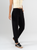 Ref: 069705 Pantalón slouchy, sin prenses, tejido liviano, tiro alto, tono negro, bolsillo ribete