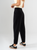 Ref: 069705 Pantalón slouchy, sin prenses, tejido liviano, tiro alto, tono negro, bolsillo ribete