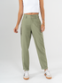 Ref: 069707 Pantalón slouchy, sin prenses, tejido liviano, tiro alto, tono verde, bolsillo ribete