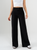Ref: 069714 Pantalón palazzo, sin prenses, tejido plano liviano, tiro alto, tono negro