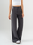 Ref: 069716 Pantalón palazzo, sin prenses, tejido plano liviano, tiro alto, tono gris