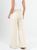 Ref: 069860 Pantalón palazzo stretch, tiro alto, tono caqui con desgaste