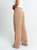 Ref: 069880 Pantalón mom flare, sobrepuesto delantero, tejido plano liviano, tiro alto, tono caqui