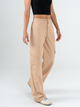 Ref: 069913 Pantalón cargo liviano, tono caqui, silueta amplia, tiro alto