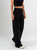 Ref: 069918 Pantalón palazo, con prenses, tejido plano liviano, tiro alto, tono negro