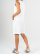 Ref: 069939 Bermuda tejido liviano, prenses, tiro alto, tono ivory