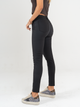 Ref: 065662 Pantalón Skinny, stretch, tiro alto, efecto cuero, tono negro