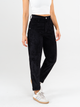 Ref: 069569 Pantalón slouchy, corduroy, rigido, tiro alto, tono negro