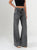Ref: 065776 Jean palazzo, rígido, tiro medio, tono gris medio
