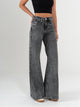 Ref: 065776 Jean palazzo, rígido, tiro medio, tono gris medio