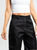 Ref: 069549 Pantalón cargo, straight leg, tejido plano liviano, detalle cierres, bolsillo laterales tono negro