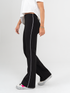 Ref: 0610373 Pantalón flare stretch, tipo legging, vivo en costado, tiro alto, tono negro