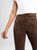 Ref: 0610429 Pantalón flare stretch, tipo legging, tiro alto, tono cafe, tacto suave