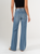 Ref: 065827 Jean mom Flare, rígido, tiro alto, tono azul medio con rotos