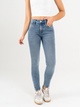 Ref: 065538 Jean Skinny stretch, tiro alto, tono azul medio claro