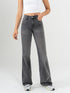 Ref: 065588 Jean flare stretch, tiro alto, tono gris medio
