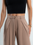 Ref: 069919 Pantalón palazo, con prenses, tejido plano liviano, tiro alto, tono café