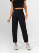 Ref: 069557 Pantalón slouchy, stretch, sin prense, detalle en pretina, tono negro