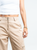 Ref: 069550 Pantalón cargo, straight leg, tejido plano liviano, detalle cierres, bolsillo laterales tono camel