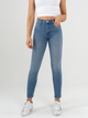 Ref: 065278 Jean Skinny stretch, tiro alto, tono azul medio