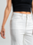 Ref: 069568 Pantalón palazzo stretch, tiro alto, con cortes, tono ivory