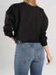 Ref: 0610352 Chaqueta cropped, tono negro, bolsillos cargo