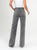 Ref: 065808 Jean mom flare, stretch, tiro alto, tono gris medio, detalle en pretina