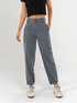 Ref: 069558 Pantalón slouchy, stretch, sin prense, detalle en pretina, tono gris