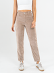 Ref: 069571 Pantalón slouchy, corduroy, rigido, tiro alto, tono arena