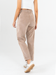 Ref: 069571 Pantalón slouchy, corduroy, rigido, tiro alto, tono arena