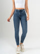 Ref: 065691 Jean Skinny stretch, tiro alto, tono azul medio