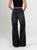 Ref: 065775 Jean palazzo, rígido, tiro medio, tono gris oscuro