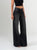 Ref: 065775 Jean palazzo, rígido, tiro medio, tono gris oscuro